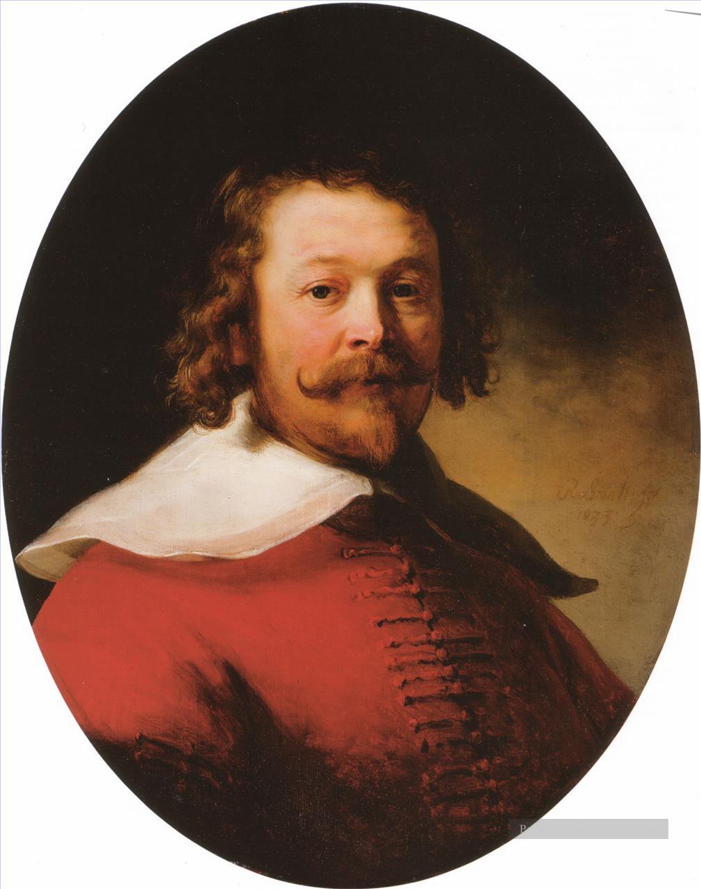 Portrait d’un homme barbu Rembrandt Peintures à l'huile